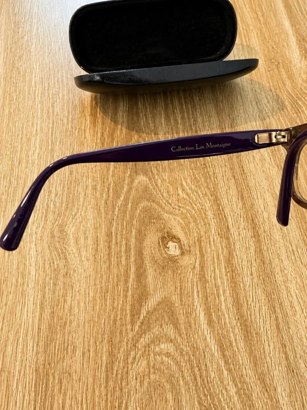 Christian Dior Collection Les Montaigne Purple Tortoise Prescription Eyeglasses